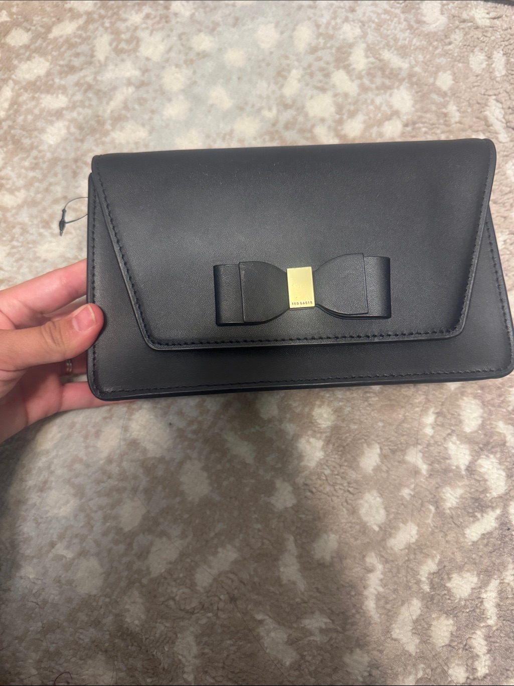 Ted Baker Bag Bow Accent Black Women’s Clutch Wallet